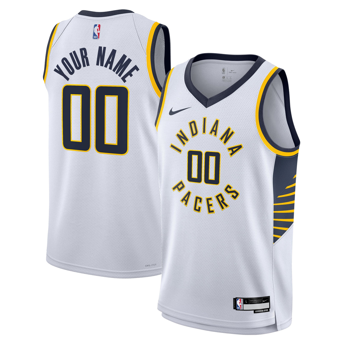 Indiana Pacers Nike Association Swingman Jersey - Custom - Youth
