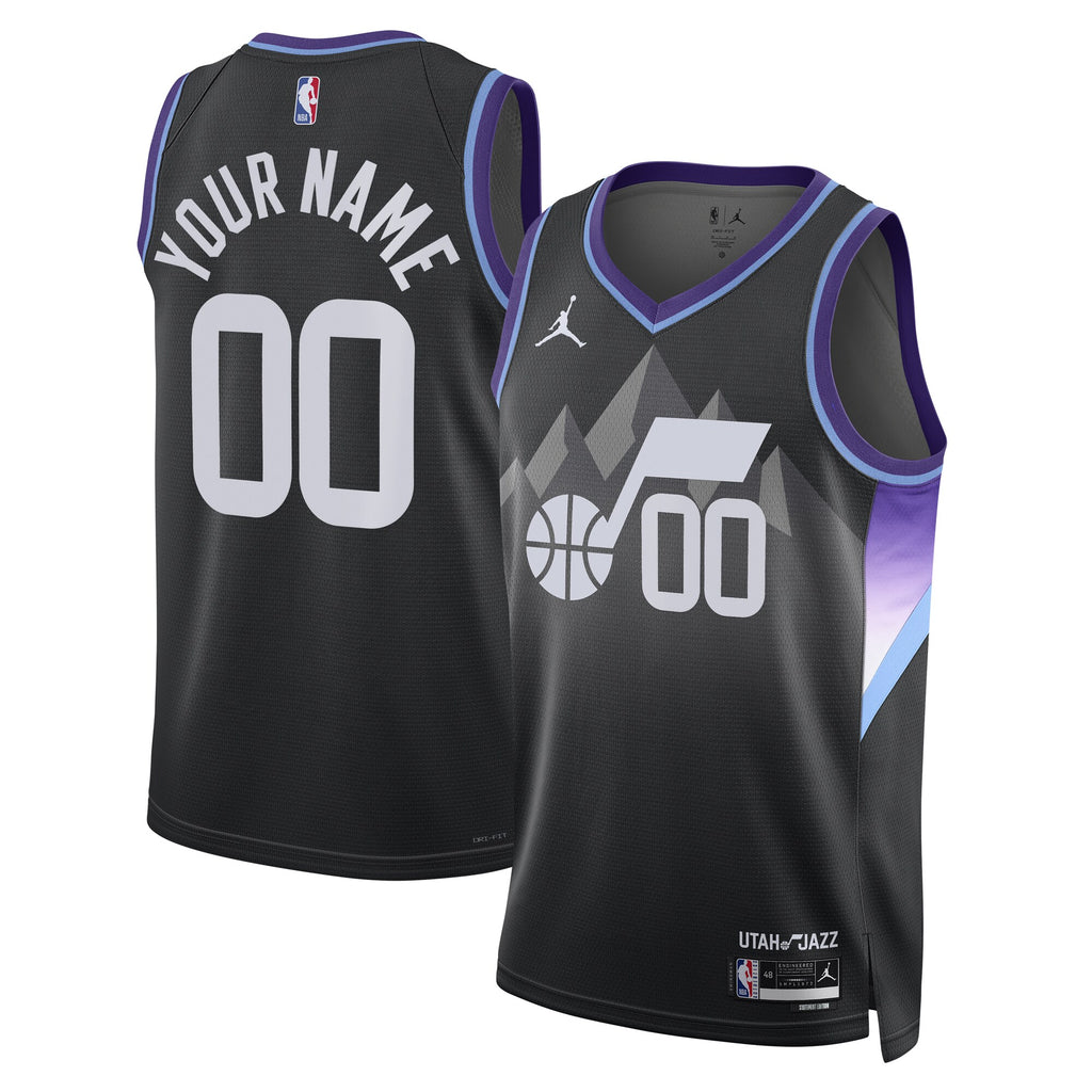 Utah Jazz Jordan NBA Statement Edition Swingman Jersey - Custom - Mens
