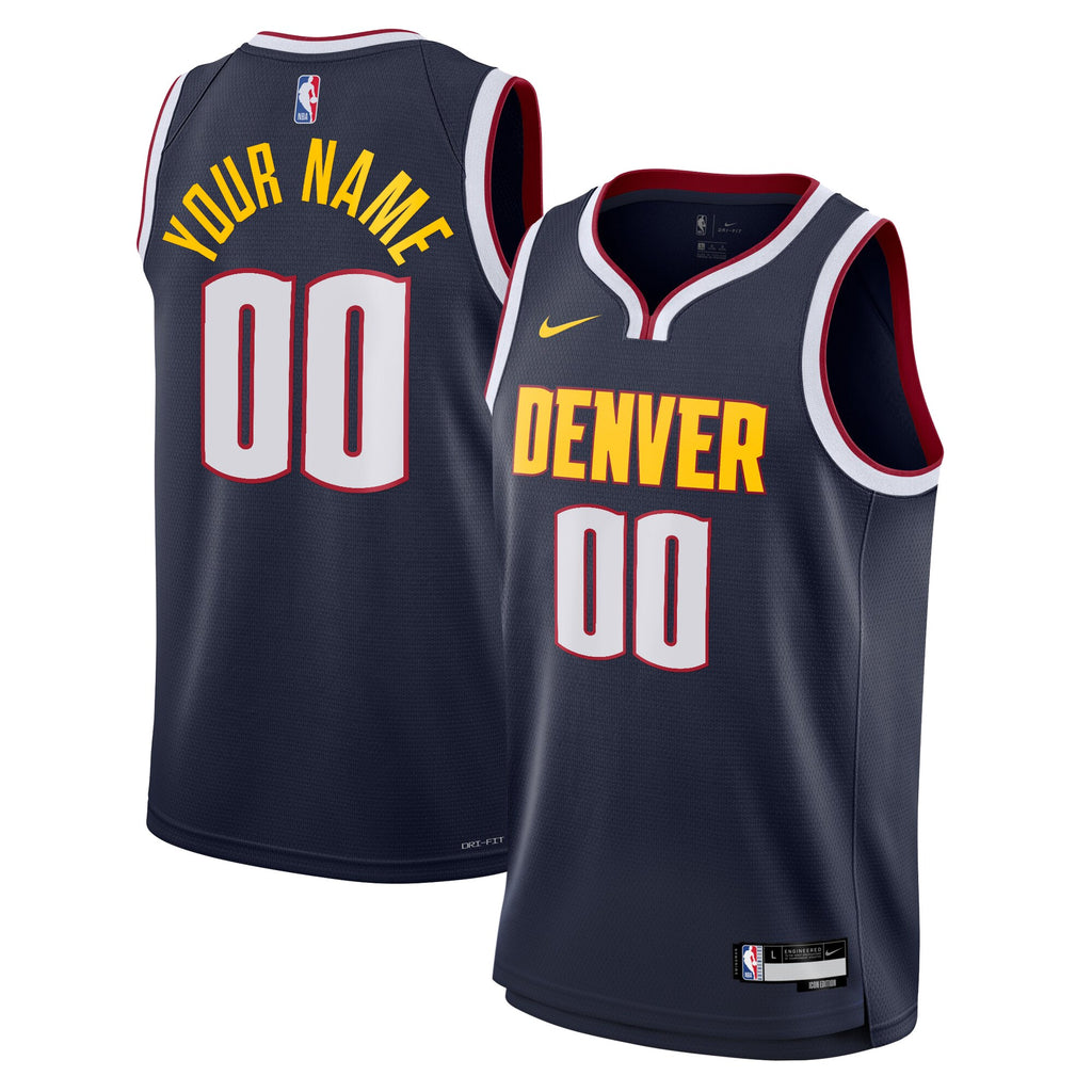 Denver Nuggets Nike Icon Swingman Jersey - Custom - Youth